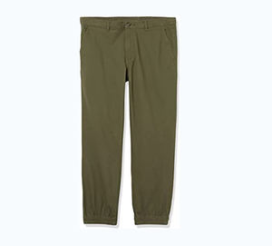 Pantalons de jogging en coton sergé coupe régulière de haute qualité avec logo personnalisé, coupe-vent, pour hommes, décontractés, avec décoration en dentelle brodée - Product Image 5