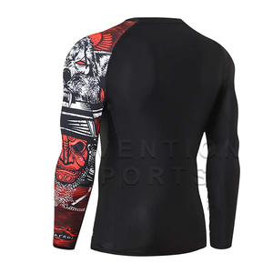 Protectores de erupción de manga completa de Color sólido para hombre más vendidos, protección UV, ligeros, elásticos, lisos, cuello redondo, protectores de erupción a la venta - Product Image 4