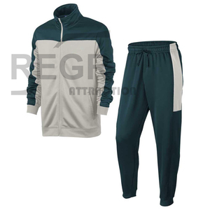 Wholesale OEM Fitted Sweatsuit Tracksuit Zipper Hoodies Jogging Men Jogger <b>Track</b> <b>Suit</b> - Product Image 1