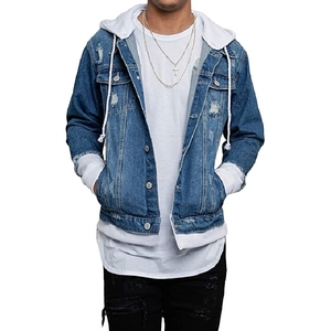 Chaqueta con Capucha Personalizada, Ecológica, de Invierno, Resistente al Viento, Transpirable, Reversible, de Secado Rápido, Talla Grande, Estilo Vintage, Lavada y Desgastada - Product Image 5