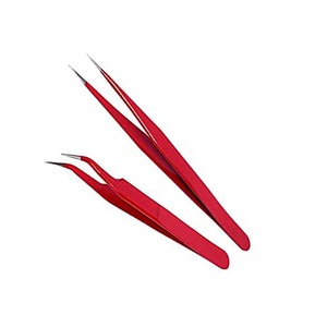 Pinzas para pestañas, con logotipo personalizado, redondeadas, para extensión de pestañas - Product Image 4