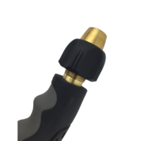 Pistolet d'arrosage de jardin ergonomique multifonctionnel rotatif réglable de type banane avec buse à jet doux et poignée ergonomique