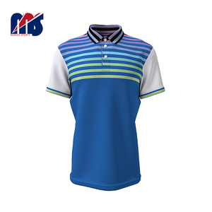 Polo con etiqueta de golf para hombre liso de alta calidad con diseño personalizado al por mayor para hombre deportivo, camisa informal con cuello abotonado bordado - Product Image 2