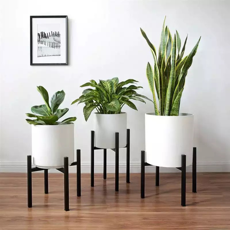 Eco Friendly Docarative Garden Small Tree Planter Flower Pot Biodegradable Plastic Stylish Green Customized Logo Style Modern