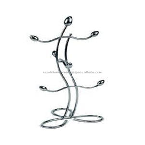 Soporte grande blanco para tazas de hierro Soportes y estantes de almacenamiento coloridos Categoría de producto - Product Image 4