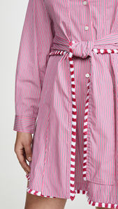 แฟชั่นที่กำหนดเองยาวลายเข็มขัดเสื้อชุดผู้หญิง - Product Image 5