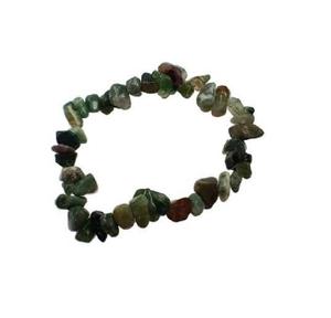 Handmade Natural Bloodstone Chips <b>Bracelet</b> | <b>Crystal</b> <b>Healing</b> Energy Stone Jewelry - Product Image 1