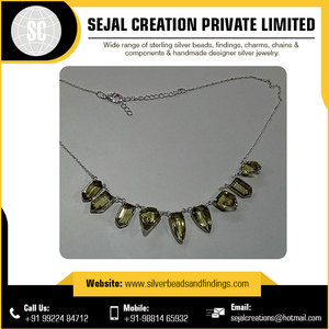 Handmade 925 <b>Sterling</b> <b>Silver</b> <b>Necklace</b> Set From India - Product Image 6