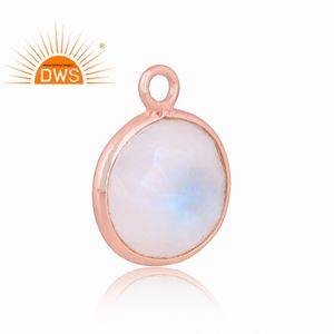925 Sterling Silver Natural Rainbow <b>Moon</b> Stone Gemstone Pendant Jewelry for Women Gift for Her - Product Image 3