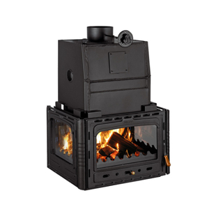 Cajas de fuego de inserción para quemar madera, diseño moderno, eficiencia 78.56%, salida de calor de 5 kw - Product Image 1