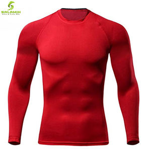 Chemise de sublimation personnalisée en gros, conception de votre propre compression MMA BJJ Rash Guard avec des couleurs personnalisées à manches courtes Service OEM - Product Image 4