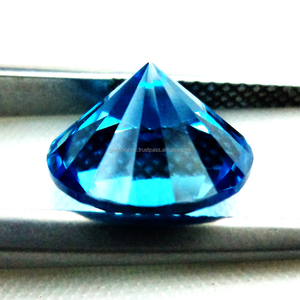 ธรรมชาติสวิสสีฟ้าบุษราคัมรอบตัดปรับขนาดผสมเครื่องประดับทำหินมีค่า100% อัญมณีธรรมชาติในราคาต่ำ - Product Image 5