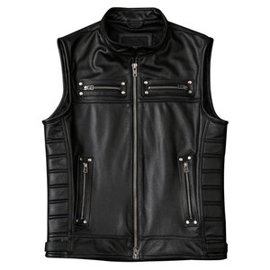 Gilet de moto pour homme en spandex/polyester brun foncé, design slim décontracté, imperméable, respirant, grande taille, pour l'hiver - Product Image 6