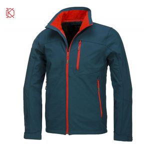 Personnalisé de haute qualité enduit mince col montant hiver hommes respirant tactique veste softshell - Product Image 4
