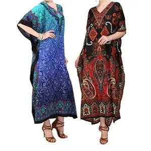 商店时尚卡夫坦女装在线工作石头和水晶嵌入式乔其纱伊斯兰玛希拉比礼服