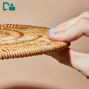 High Quality Indoor Home Furniture Rattan <b>Wicker</b> Material Modern Appearance Traditional Design Style Rattan <b>Placemat</b> - Product Image 3