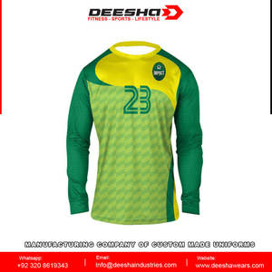 Venta al por Mayor de Camisetas de Fútbol Personalizadas 2025, Multicolores, Transpirables, 100% Poliéster, Sublimadas, para Portero, para Equipos de Fútbol - Product Image 2