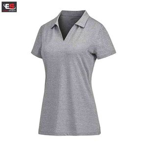 Polos de mezcla de algodón que absorben la humedad de talla grande para mujer, sólidos y brezos con decoración bordada para mayor comodidad - Product Image 3