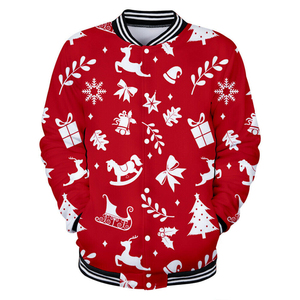 Mario – sweat-shirt à capuche tricoté avec motif de flocon de neige imprimé en 3D, veste à capuche pour Halloween, manteau à fermeture éclair, unisexe - Product Image 5