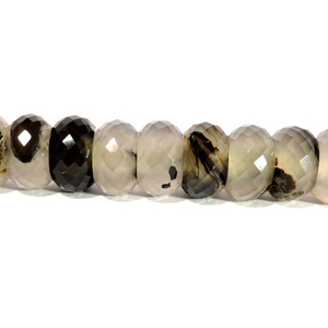 ลูกปัดรูใหญ่ขนาด14x8มม. ลูกปัดหลุมขนาดใหญ่5มม. เจียระไนแบบธรรมชาติ - Product Image 1