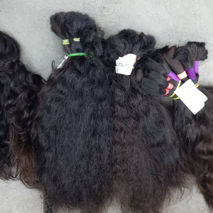 Extensiones de cabello Remy virgen de alta calidad, materia prima a granel, extremos dobles dibujados, cabello de mujer South Chennai - Product Image 3