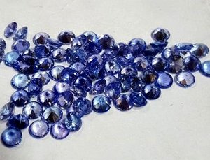 Haute qualité tanzanite perle à facettes coupe brillante cabochon de pierres précieuses en vrac prix de gros par carat pour la fabrication de bijoux naturels - Product Image 3