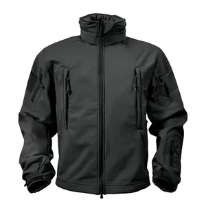 Manteau respirant à capuche imperméable Camping chasse en plein air hommes veste softshell veste à vendre - Product Image 1
