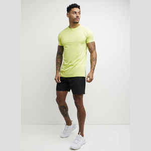 T-shirt respirant d'entraînement athlétique pour hommes avec impression de musculation Fitness Logo personnalisé Neck Tops - Product Image 6