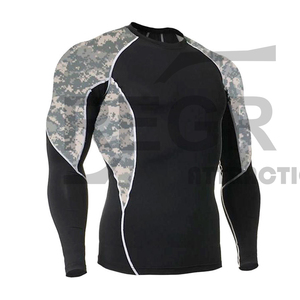 Protector de sarpullido mma de compresión, manga larga, estampado por sublimación, diseño OEM - Product Image 6