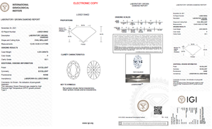 Diamant synthétique de laboratoire de 2 carats certifié IGI directement du fabricant - Product Image 4