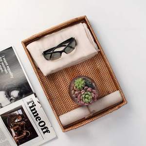 Plateaux de service en rotin fait main naturel - Product Image 5