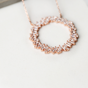 บาแกตต์อินเทรนด์เครื่องประดับการออกแบบกลวงขายส่งที่ทำด้วยมือ925สร้อยคอเงินสเตอร์ลิง - Product Image 3