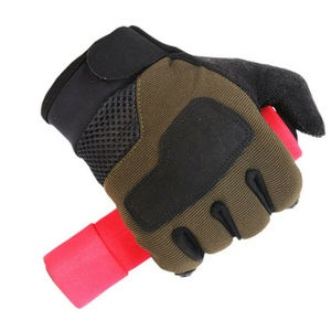 Venta al por mayor de guantes de carreras de dedo completo personalizados de cuero transpirable para deportes al aire libre Fitness bicicleta diseño impreso Pakistán - Product Image 5