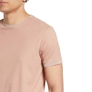 Camiseta de algodón orgánico para hombre, camisetas de manga corta para hombre ecológicas con serigrafía personalizada, camisetas de ajuste relajado - Product Image 1