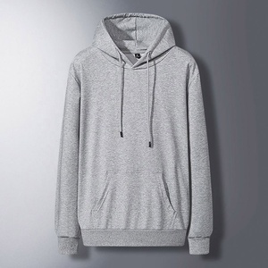 เสื้อมีฮู้ดผ้าฝ้าย100% สำหรับผู้ชายเสื้อสเวตเชิ้ตแบบสวมหัวสีพื้นแบบกำหนดเองขนาดใหญ่ใช้ได้ทั้งชายและหญิงสำหรับฤดูหนาว - Product Image 5