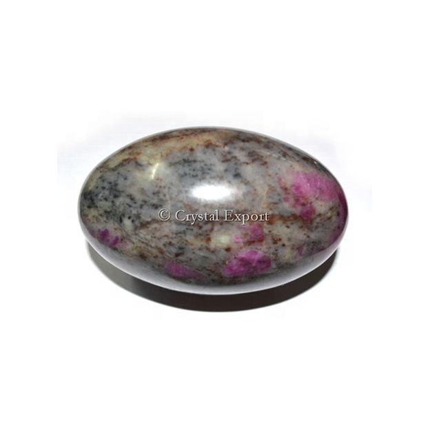 Gemstone Shiva Lingam Fengshui Healing Stone Craft Oval Cut Agate Handmade Gujarat 25-35mm