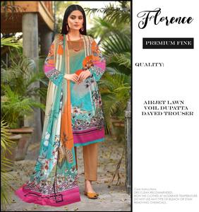 Top Selling Pakistani Cotton/Lawn <b>Suits</b> Summer Wear Salwar Kameez Handmade from Faisalabad Indian & Pakistani Clothing - Product Image 2