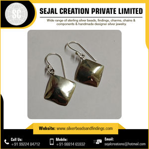 Hippi Boho 925 pendiente Tribal de plata esterlina 15mm hallazgos de joyería impermeable Metal y Latón para hacer accesorios elegantes - Product Image 2