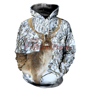 Wholesale Pullover <b>3D</b> Sublimation Hunting <b>Hoodie</b> XL Size Windproof Sublimation Hunting <b>Hoodie</b> - Product Image 2