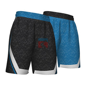 Shorts de bain camouflage pour homme, imprimé par sublimation, séchage rapide, style sportif, taille élastique, longueur mi-cuisse, design à rayures latérales - Product Image 2