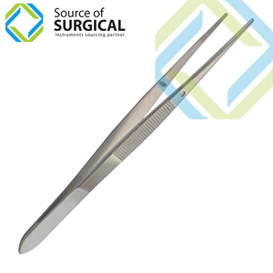Pinces chirurgicales droites dentelées en acier inoxydable de qualité professionnelle, instruments chirurgicaux manuels, ensemble d'instruments CE - Product Image 4