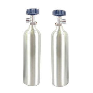 Gran oferta, cilindro de Gas CO2 de aluminio de 2L para acuario con válvula lateral frontal de alta presión W21.8 directamente de la fábrica de Taiwán - Product Image 6