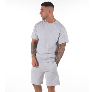 ชุดเสื้อและเสื้อแขนสั้นผ้าฝ้ายลำลองสำหรับผู้ชาย,ชุดเสื้อผ้าสำหรับฤดูร้อนสั่งทำ - Product Image 2