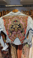 Veste Banjara de style bohème, veste de fête, robe de fête de Noël, veste en jean Banjara pour femmes
