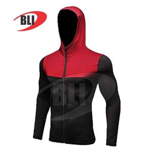 เสื้อฮู้ดมีซิปสำหรับผู้ชายเสื้อฮู้ดแขนยาวมีซิปคอตตอนผ้าฟลีซใช้เป็นประจำ - Product Image 5