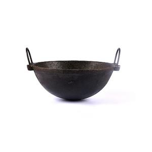 Kadai de Hierro con Mango de Madera, Forma Redonda, Kadai de Hierro de Calidad Exclusiva para Cocinar al Precio Más Bajo - Product Image 3