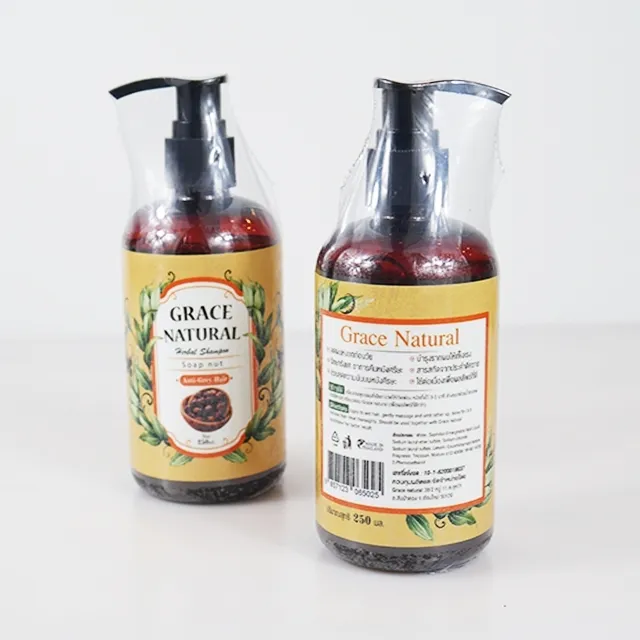 Großhandel OEM Soap Nut Shampoo, Kräuter shampoo, Anti-Grau Haar Shampoo Thailand