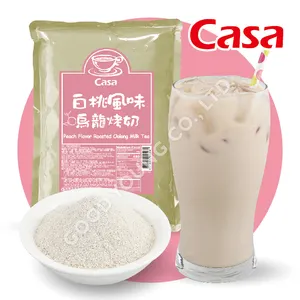 CASA Instant Powder Peach Flavor Roated Oolong Milk Tea Bubble Tea Drinks Ingredients