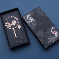 Bookmark Hadiah Gaya Tiongkok Kuningan Logam Enamel Lembut Lucu Kustom Kualitas Tinggi untuk Buku