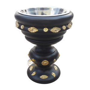 เตาเผา bakhoor แบบพกพาที่ใส่ไม้ก้ามและไม้อู๊ดพร้อมโลโก้ที่กำหนดเอง - Product Image 3